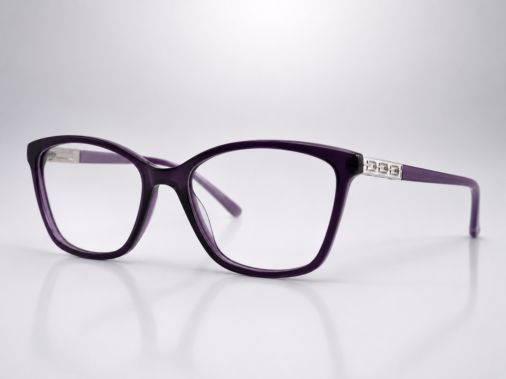 bebe BE2001 C-2 PLUM SIL 52