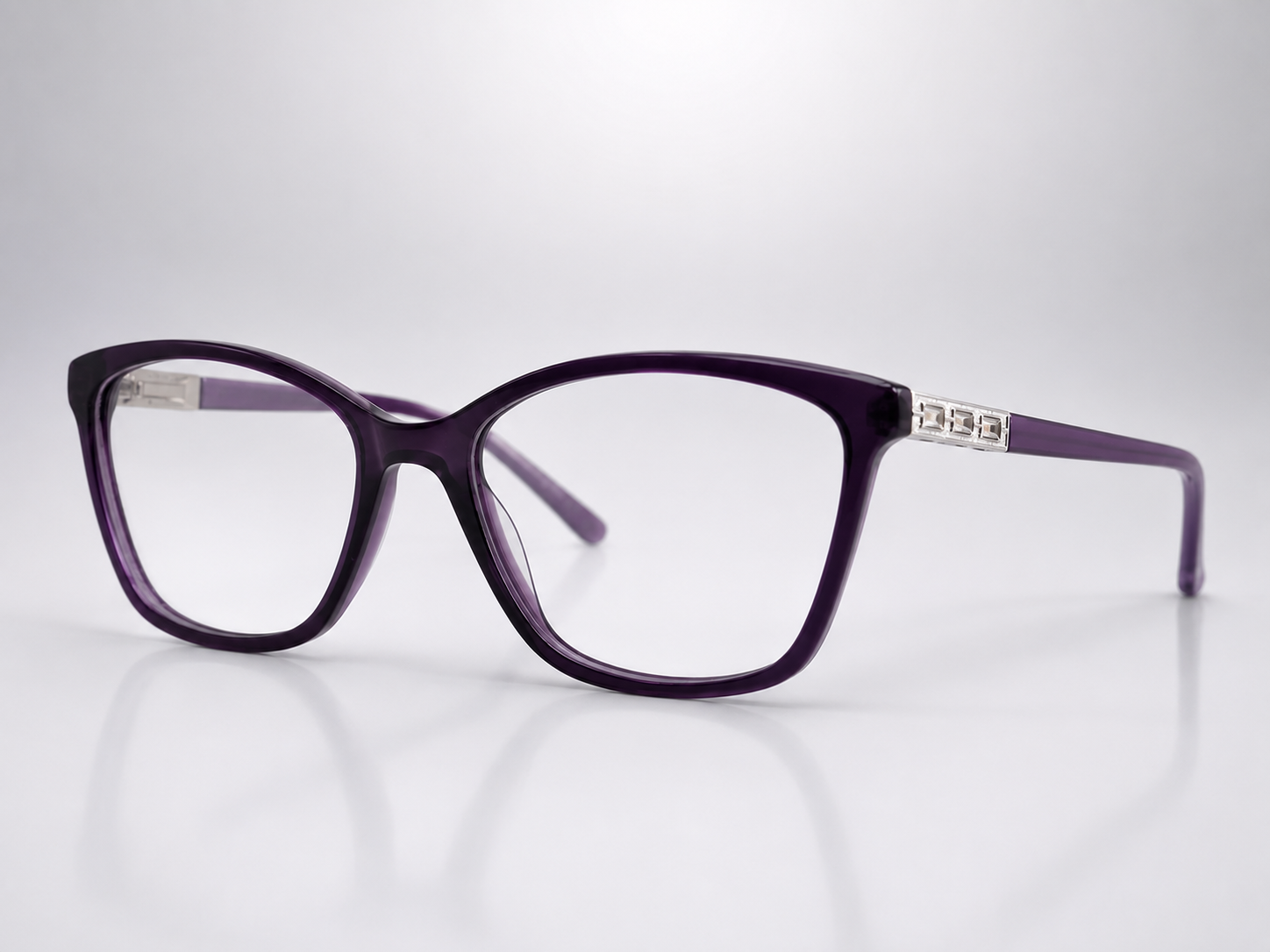 bebe BE2001 C-2 PLUM SIL 52