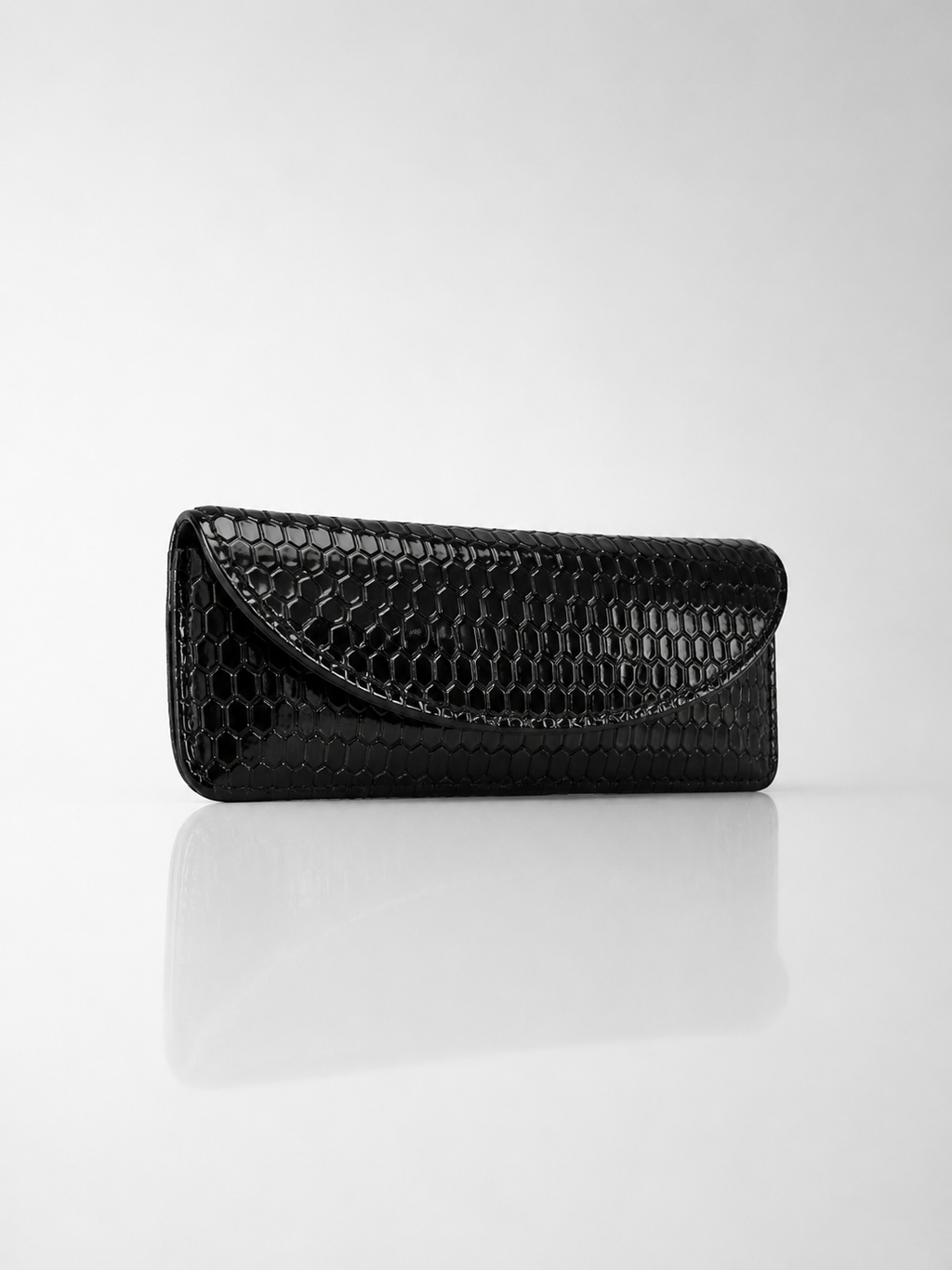 DM LEATHER FLIP CASE - BLACK
