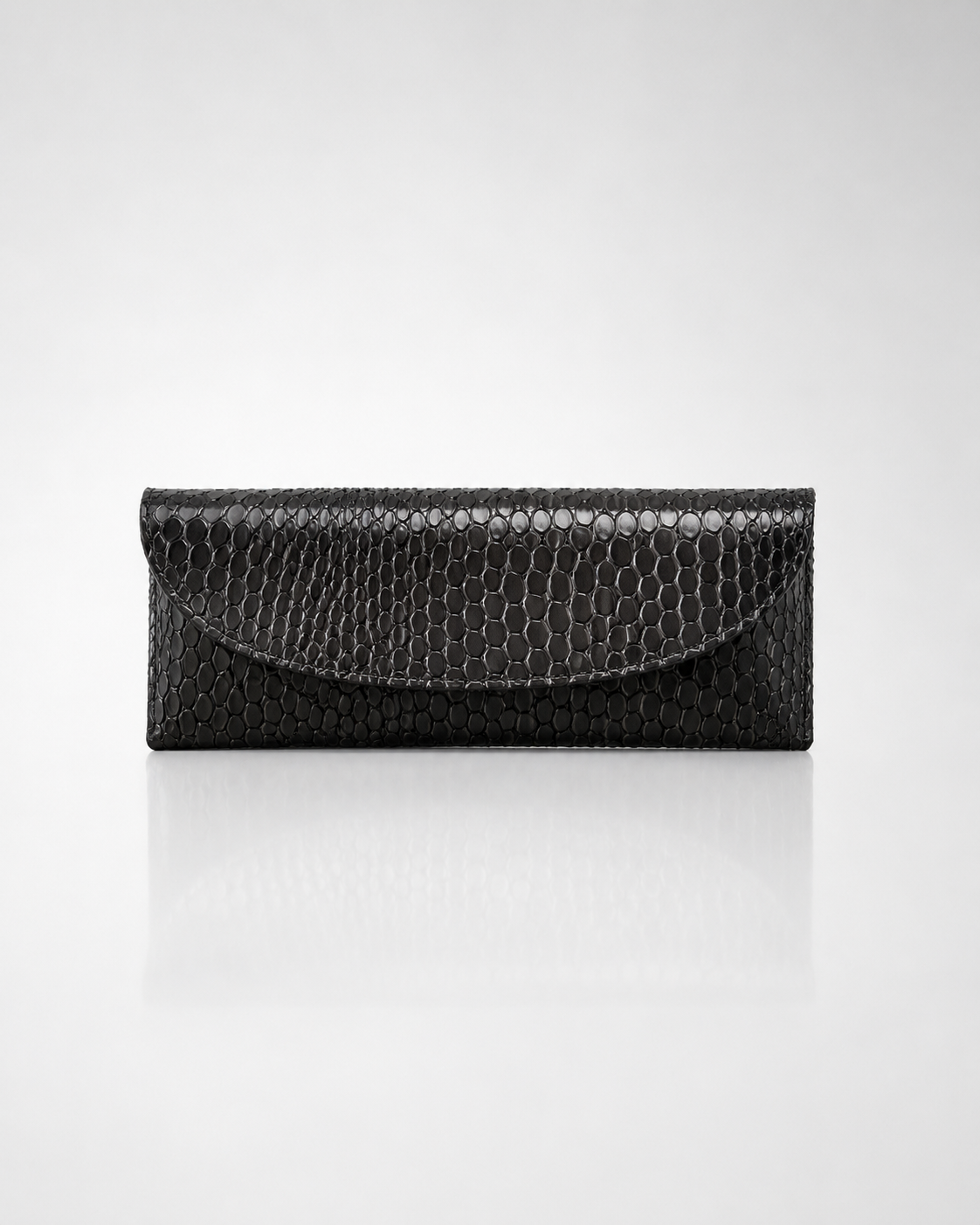 DM LEATHER FLIP CASE - BLACK