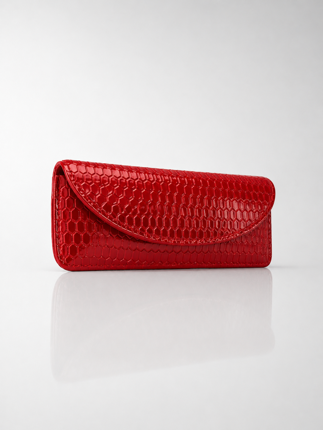 DM LEATHER FLIP CASE - RED