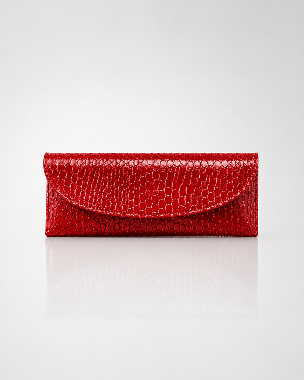 DM LEATHER FLIP CASE - RED