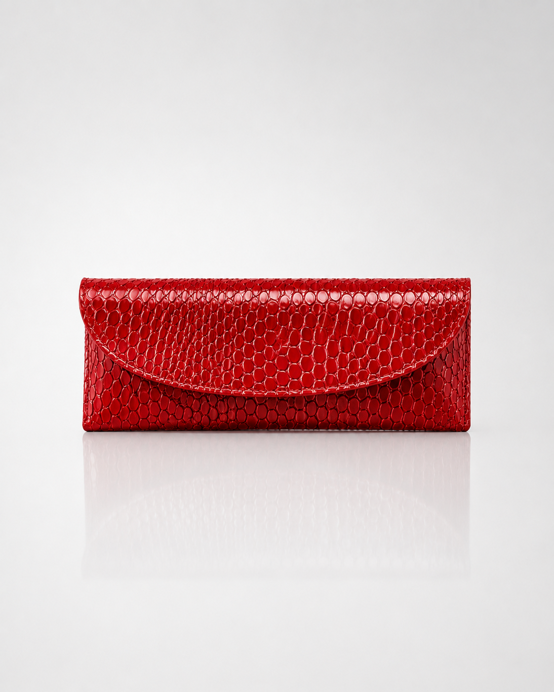 DM LEATHER FLIP CASE - RED