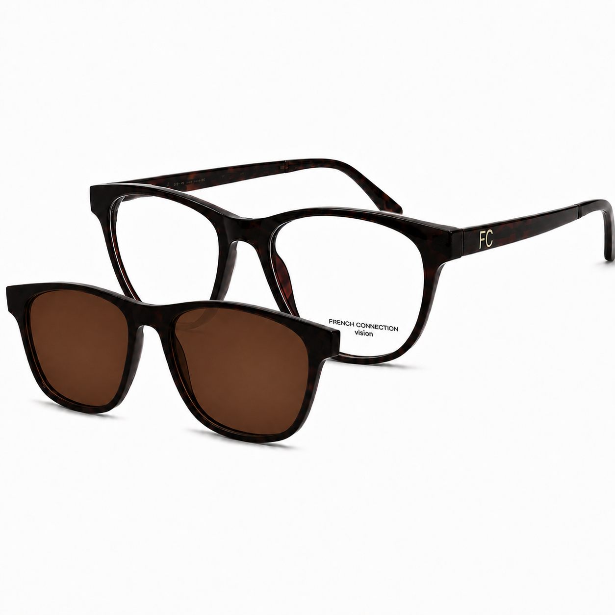 ⚥  FRENCH CONNECTION FC 8229 C3 BROWN 52