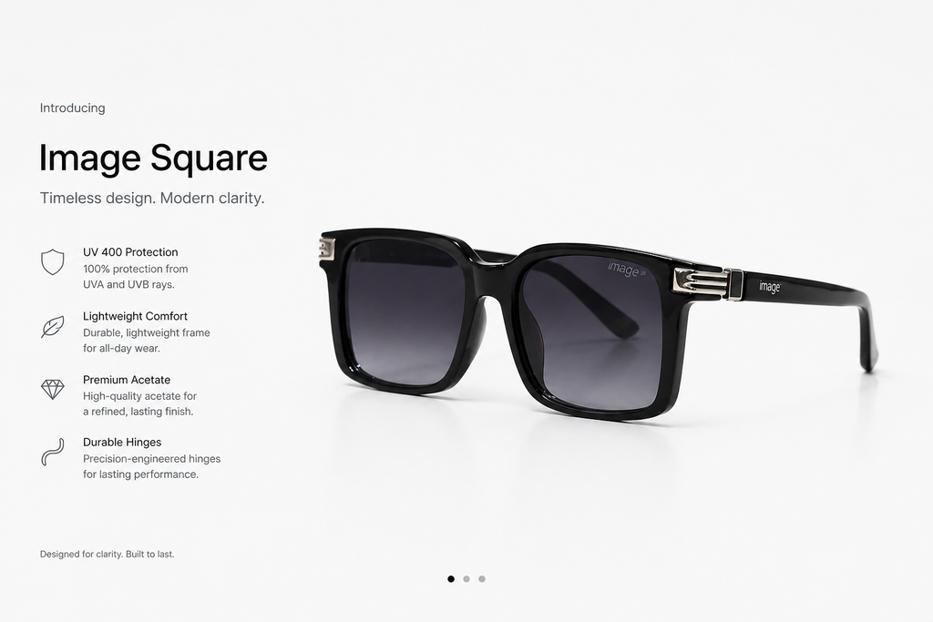 Noir Axis – Signature Square Sunglasses
